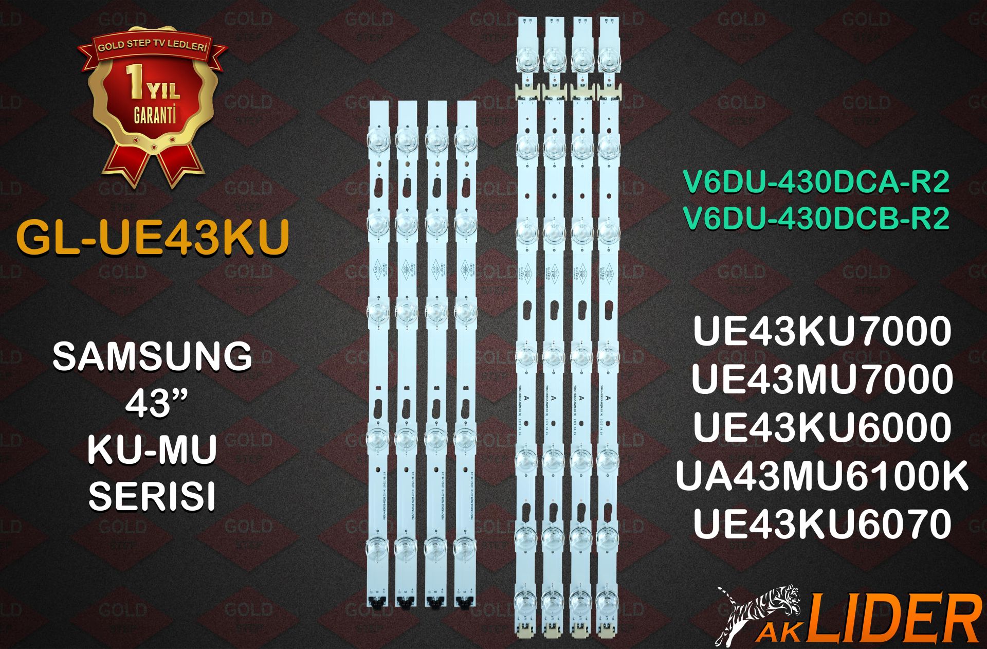 SAMSUNG 43'' KU V6DU-430DCA-B-R2