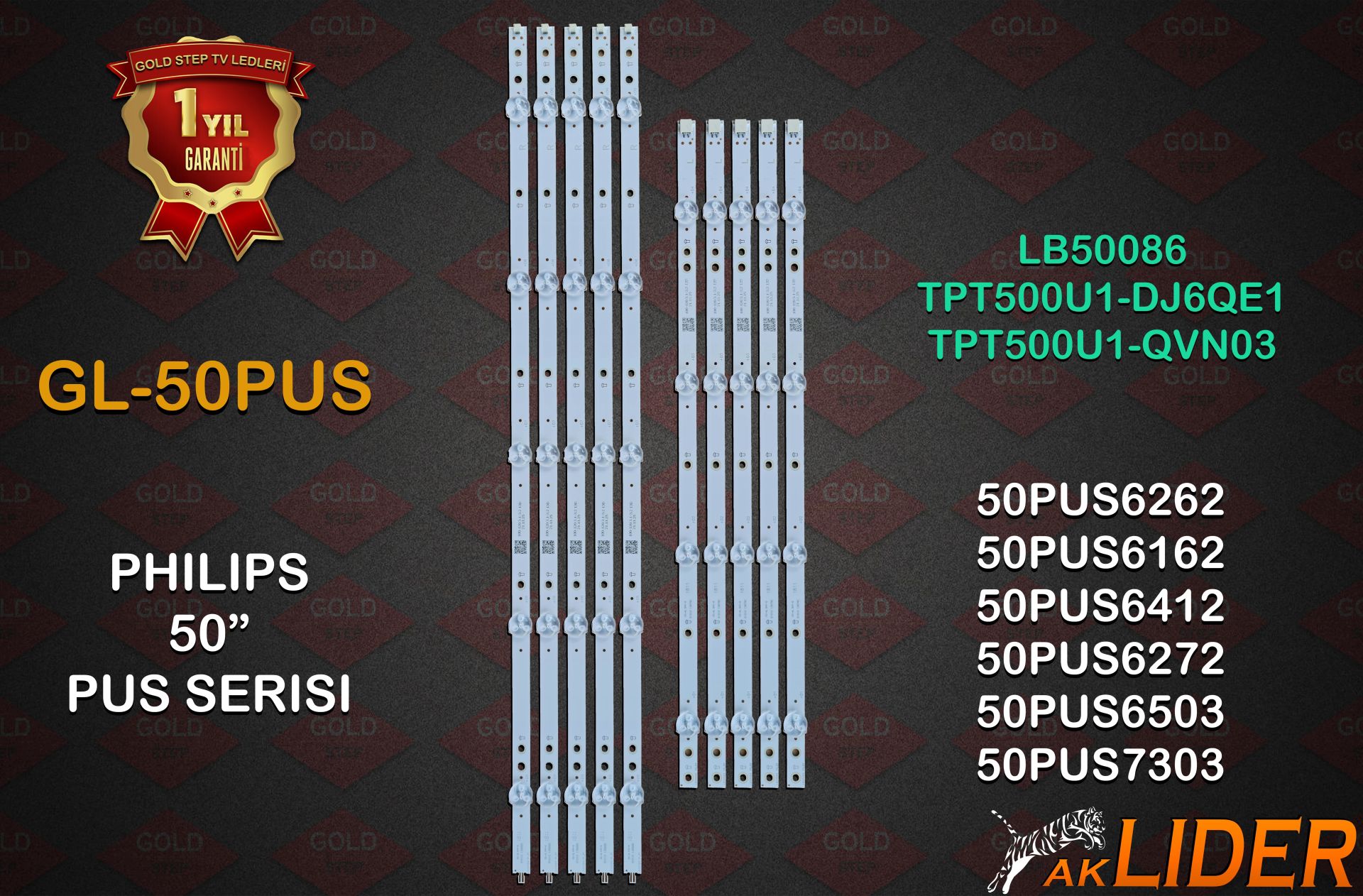 PHİLİPS 50'' PUS LB-GM3030-GJ0D22505X9AMB2-2-J