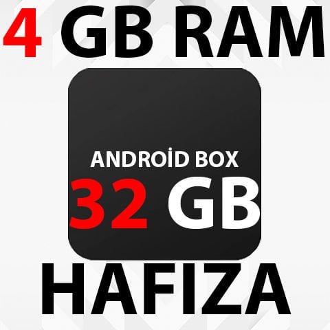  4GB RAM 32GB HAFIZA