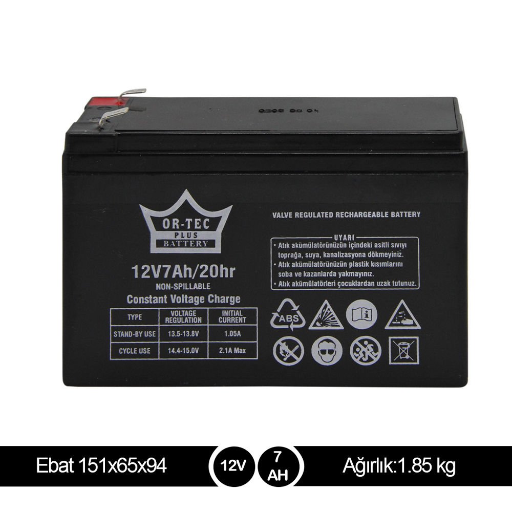 ORTEC 12V7A AKÜ