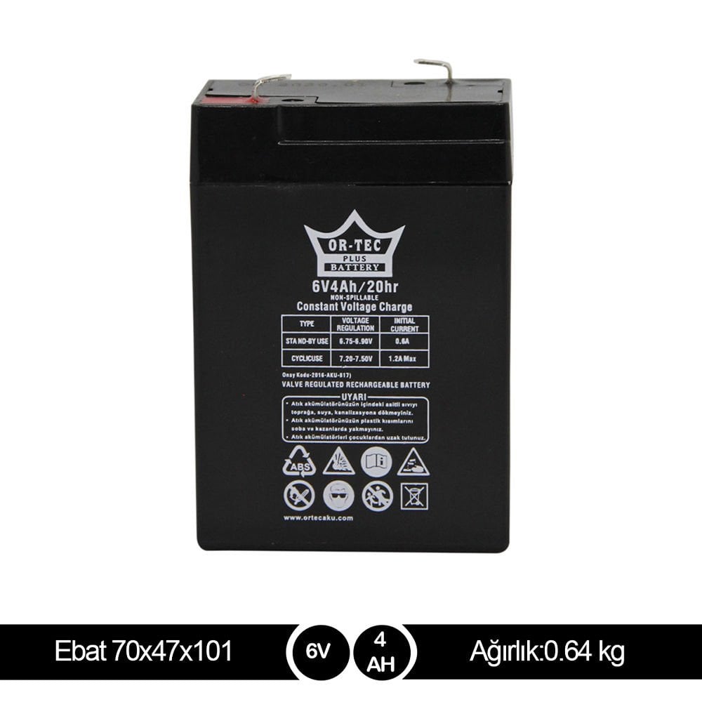 ORTEC 6V4A AKÜ