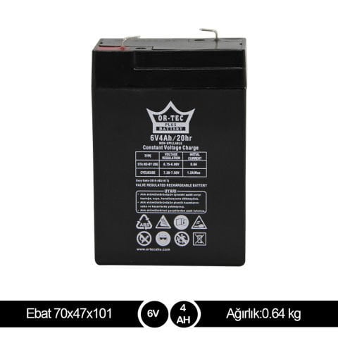ORTEC 6V4A AKÜ