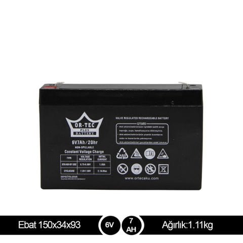 ORTEC 6V7A AKÜ