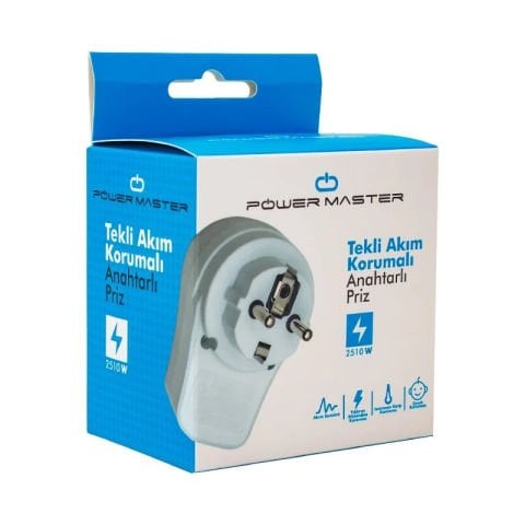 POWERMASTER 2510WATT TEKLİ AKIM KORUMALI PRİZ