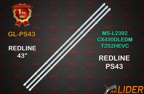 Redline PS43 Uyumlu LED Bar Takımı MS-L2392 V2