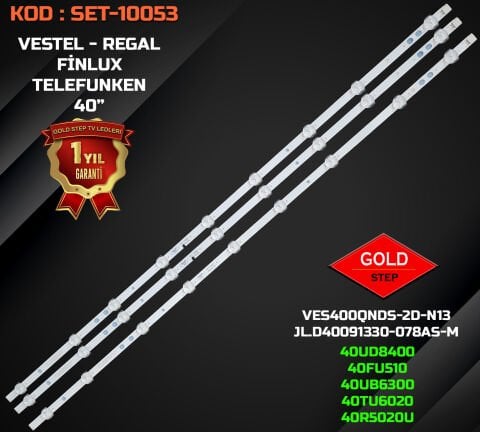 VESTEL 40UB6300 / 40UD8400 / 40UB8600 Uyumlu LED Bar Takımı (JL.D40091330-078AS-M / JL.D40091330-078HS)