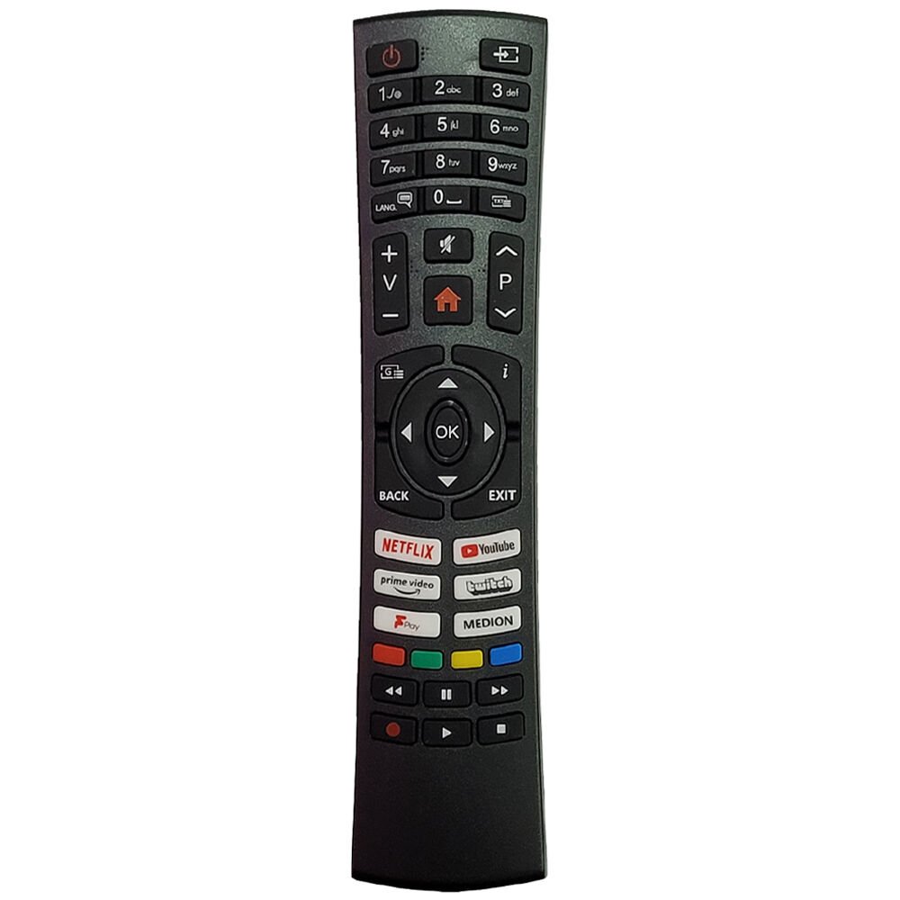 VESTEL - SEG - REGAL - Netflix/Youtube/Prime Video/Twitch/Medion Tuşlu LCD LED TV Uzaktan Kumandası