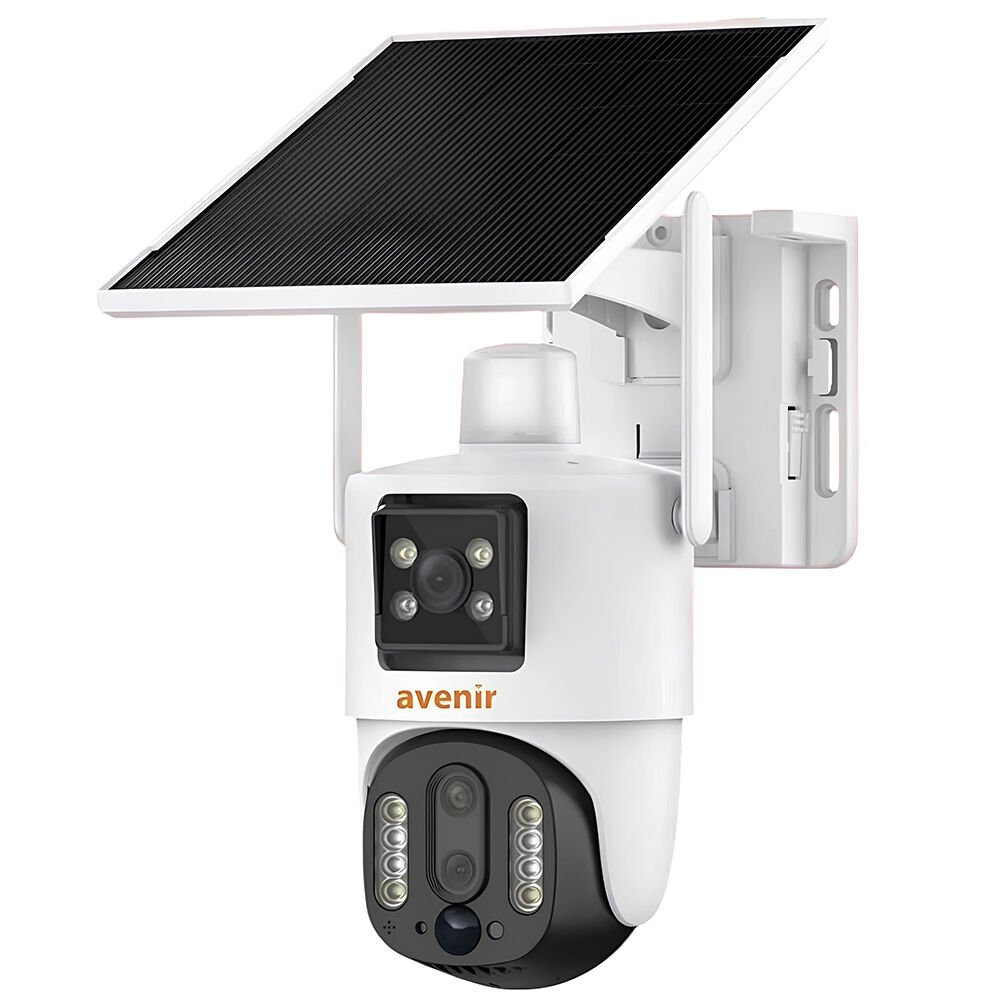 AVENİR - 2 Kamera / Yüksek Pil Kapasitesi  / Büyük Solar Panel - Solar PTZ Kamera