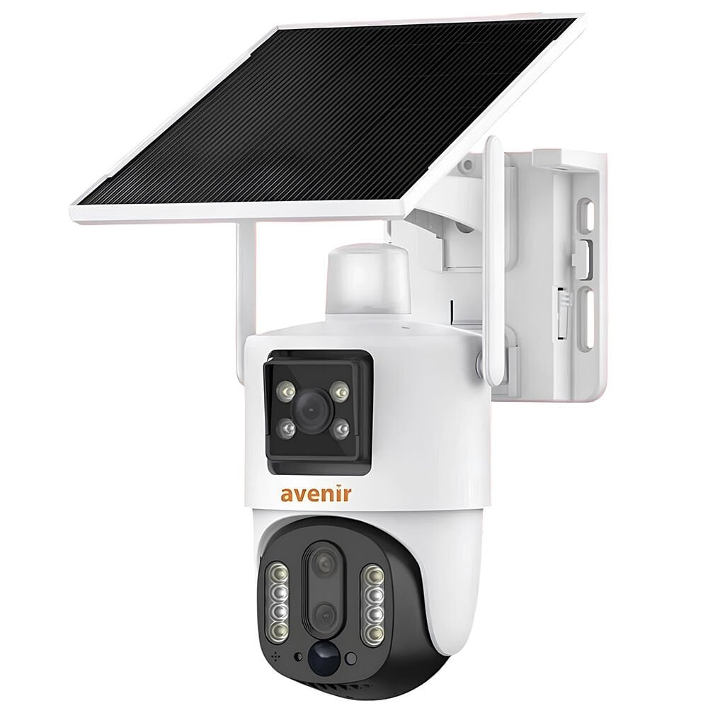 AVENİR - 2 Kamera / Yüksek Pil Kapasitesi  / Büyük Solar Panel - Solar PTZ Kamera