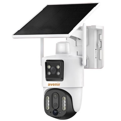 AVENİR - 2 Kamera / Yüksek Pil Kapasitesi  / Büyük Solar Panel - Solar PTZ Kamera