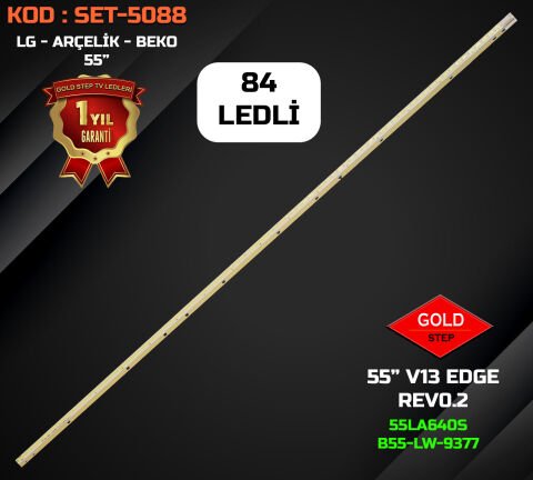 LG 55'' 55LA640S / Beko Arçelik 55LW9377 Uyumlu LED Bar Takımı (6922L-0048A / 6922L-0061A / LC550EUN-SFF1-SFF2)