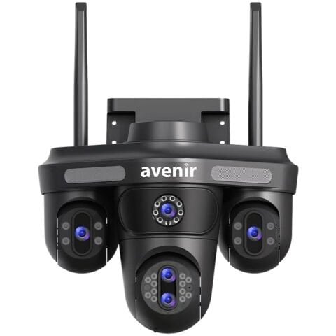 AVENİR - 4 Kamera / Wİ-Fİ  / 256GB SD Kart Desteği / Programdan Hareket  - Wifi PTZ Kamera