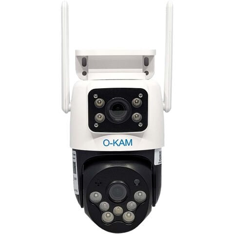 O-KAM 4047 - 2 Kamera / Wİ-Fİ  / 128GB SD Kart Desteği /  Wifi PTZ Kamera