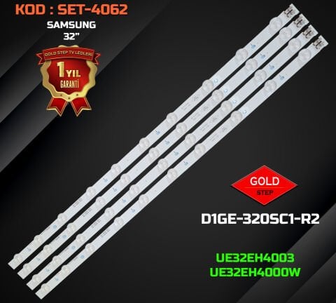 SAMSUNG 32'' 32EH5200 / 32EH5000 Serisi Uyumlu LED Bar Takımı (D1GE-320SC1-R3 / 32F-3535LED-40EA / BN96-21485A)