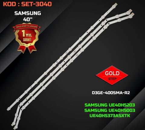 Samsung UE40H5003 UE40H5203 Uyumlu LED Bar Takımı 2013SVS40 BN96-32767A