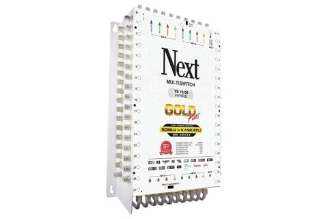 NEXT 10/64 Hybrid Multiswitch Uydu Santrali (Adaptör Dahil)