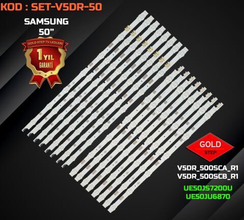 Samsung 50'' UE50JS7200U 50JS7200 UE50JS7200UXTK Uyumlu LED Bar Takımı BN96-38479A