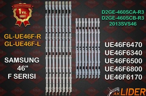 UE46F6470 UE46F6500 UE46F6340SSXTK UE46F6470SS UE46F6800SS UE46F6340SS UE46F6500SS UE46F6170SS UE46F6640SS UE46F6800SSXTK UE46F6650S UE46F5070 UE46F5570 UE46F6100 UE46F6170 UE46F6270 UE46F6340 UE46F6510 UE46F6800 Uyumlu LED Bar Takımı