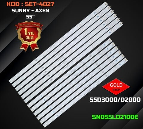 SUNNY 55'' SN055LD2100E / 55D3000-D2000 Uyumlu LED Bar Takımı (LB-C550F14-E4-S-G1-LD1 / LD2 - LB55036 / LB55061)
