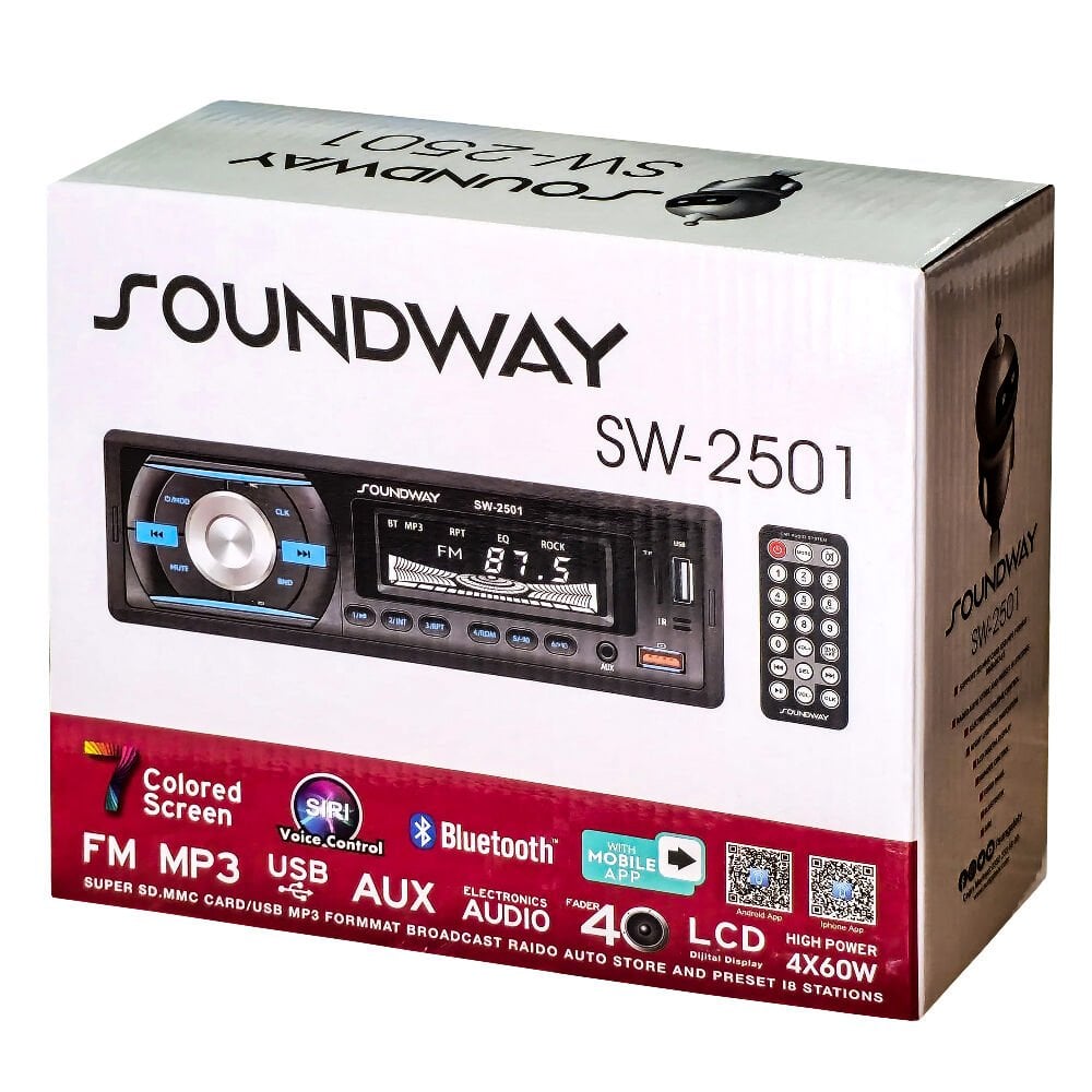SOUNDWAY SW-2501 - USB / Bluetooth - OTO Teyp