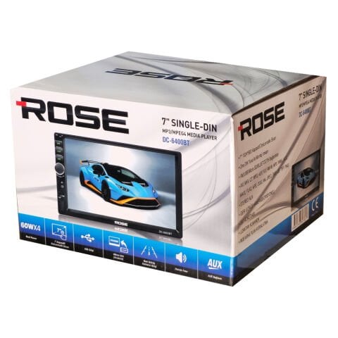 ROSE DC-6400BT / Kablolu / AUX / 7'' / Normal DOUBLE TEYP