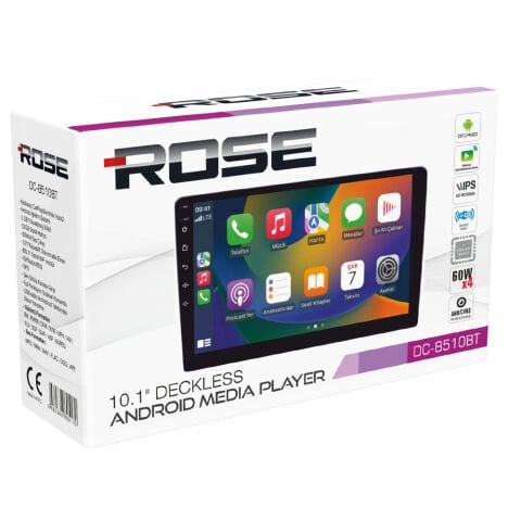 ROSE DC-8510BT / 2GB+32GB ANDROİD / 10.1'' / Android TABLET TEYP