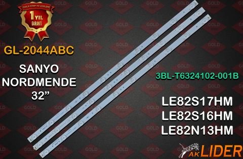 Sanyo LE82S16HM LE82S17HM Nordmende LE82N13HM Uyumlu LED Bar Takımı 3BL-T6324102-001B