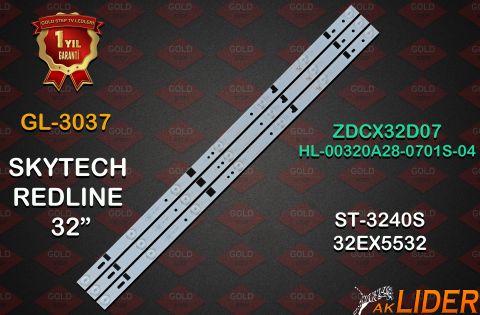 Skytech ST-3240S ST-3240YK Redline 32EX5532 Uyumlu LED Bar Takımı ZDCX32D07-ZC14FG-05