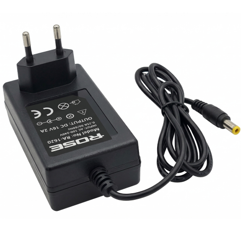 Rose 16V 2A Santral Adaptörü / 100-240V - Düz Uçlu