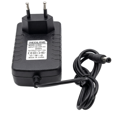 REDLİNE 12V 2A Uydu, Modem, Router, Şerit Led Adaptörü / 100-240V - Düz Uçlu