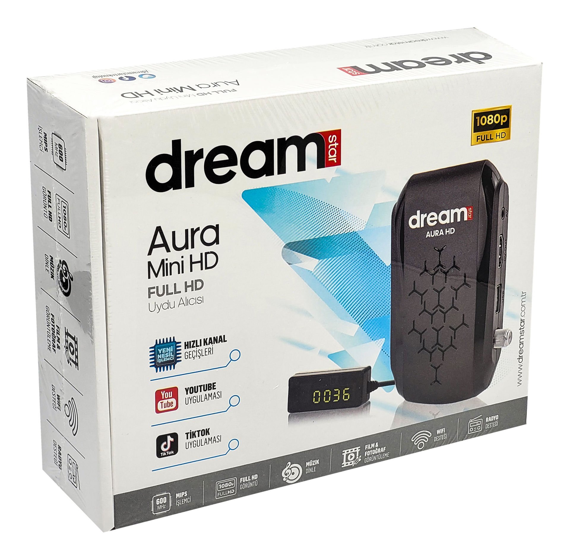 DREAMSTAR AURA MİNİ HD UYDU CİHAZI