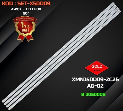 Awox B 205000S Uyumlu LED Bar Takımı XMNJ50D09-ZC26AG-02