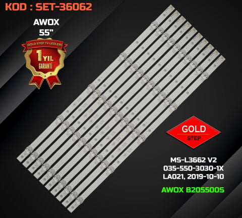 Awox B205500S Smart 55'' Uyumlu LED Bar Takımı MS-L3662 V2