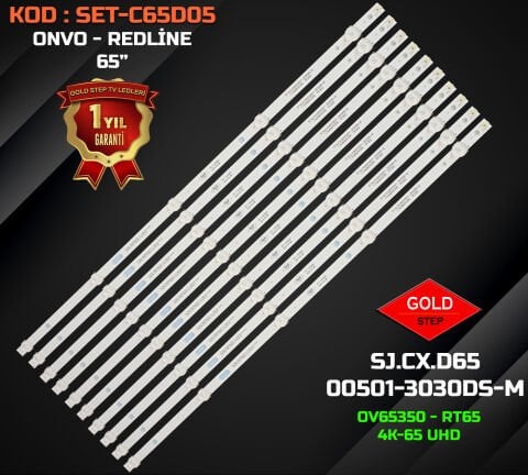 Onvo OV65350 - Redline RT65 Uyumlu LED Bar Takımı (SJ.CX.D6500501 - 3030DS-M)