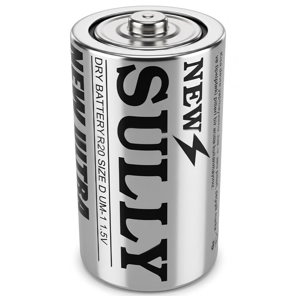 Sully R20 Size D UM-1 1.5V Büyük Boy Kuru Pil