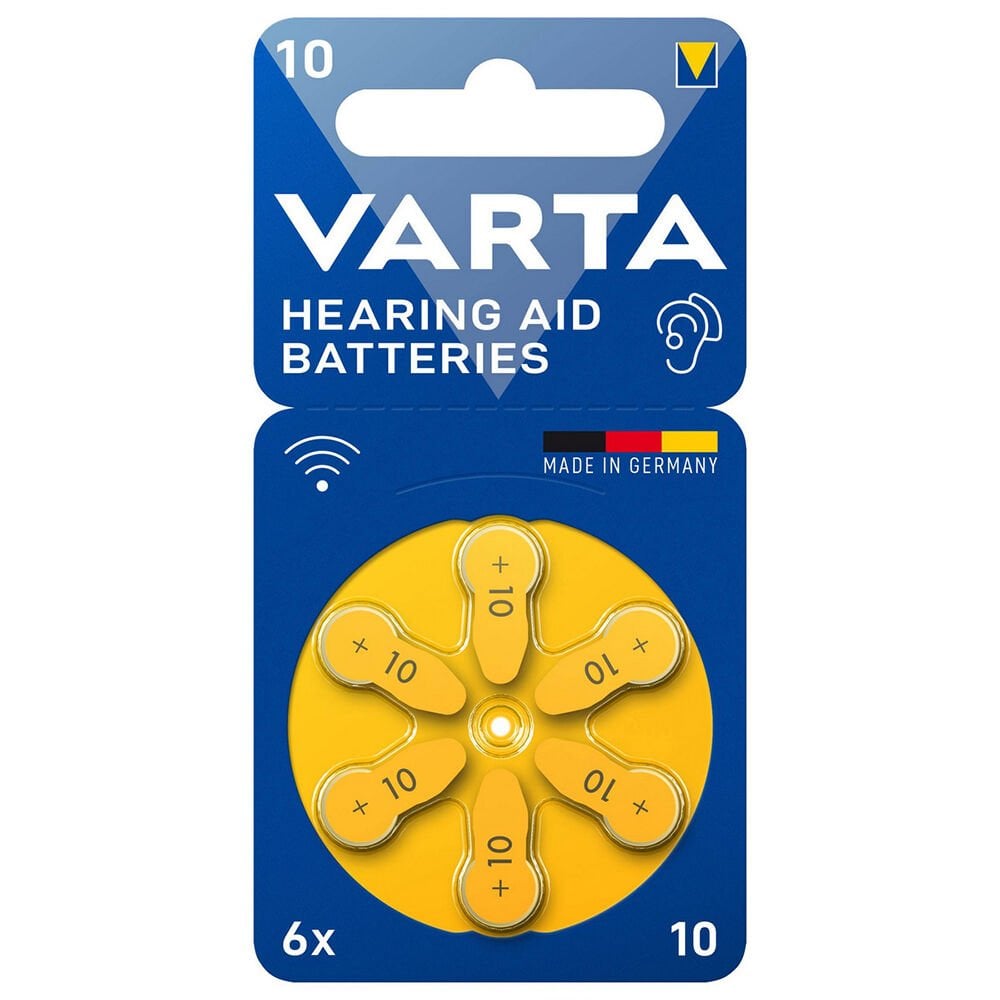 Varta İşitme Cihazı Pili 10 Numara 6’lı PR70 Zinc Air