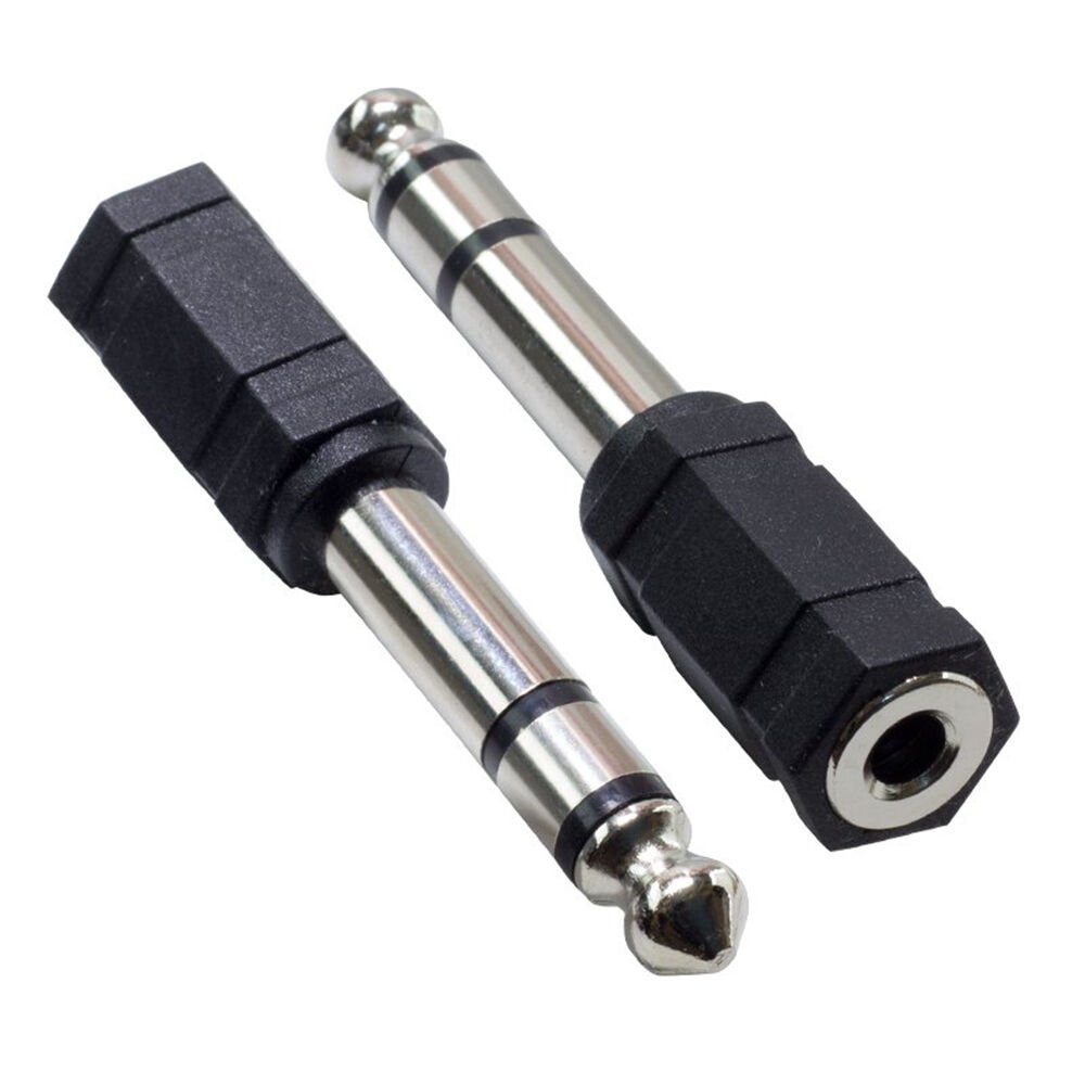 3,5MM-6,35MM  STEREO ÇEVİRİCİ  (İNCEDEN KALINA) (1 Adet)