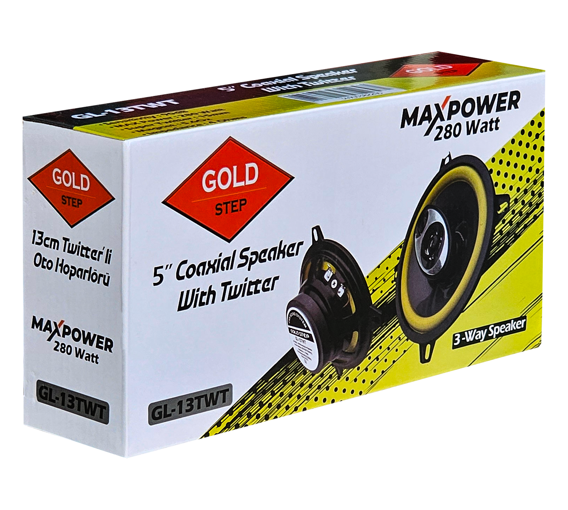 YENİ GOLD STEP 13 CM TWİTTER'Lİ ÇİFT HOPARLÖR