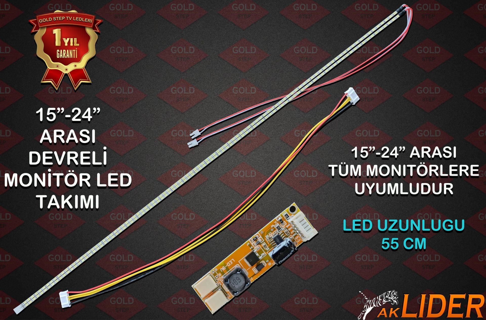 UNİVERSAL MONİTÖR LEDİ 15''-24''