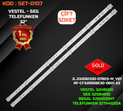 Vestel 32H8500 32H8300 32H9500 Uyumlu LED Bar Takımı JL.D32061330-078ES-M_V01