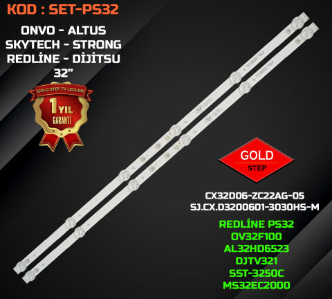 Onvo OV32102 Skytech SLT-3230C Uyumlu LED Bar Takımı JL.D32061330-006AS-M_V01