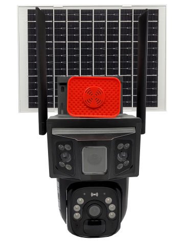 O-KAM 3916 4G 6MP Dual Lens - Solar Panel - Sim Kart Destekli - PTZ Güvenlik Kamerası