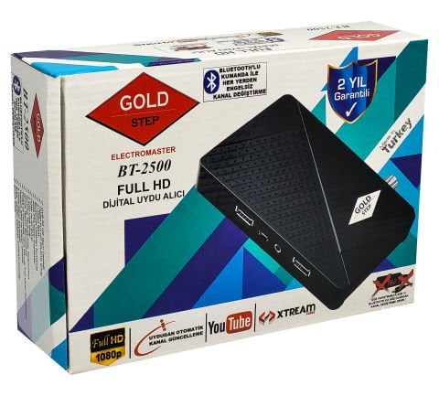 GOLD STEP BT-2500 BLUETOOTH'LU UYDU ALICI