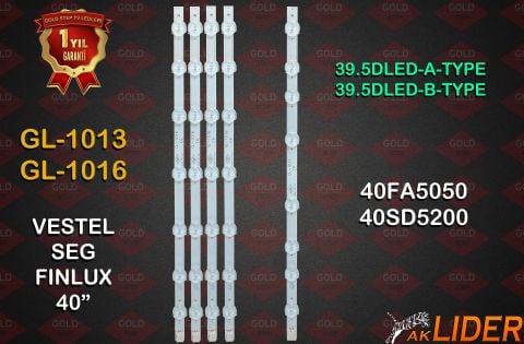40FA5050, 40SD5200, 39TF6020, 39NX600, 39R6012F, 39R4010F, 39HL500, 39R6010F Uyumlu LED Bar Takımı 39.5Dled A-Type, 39.5Dled B-Type, 39DLED_A-TYPE, 39DLED_B-TYPE