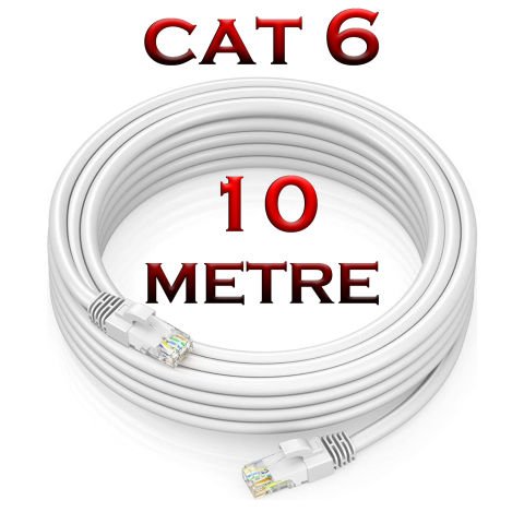 Gold Step 10 Metre Cat 6 Ethernet Kablosu 1 Gbps/s 250Mhz