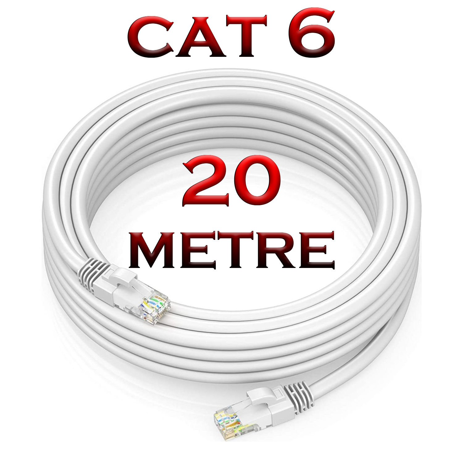 Gold Step 20 Metre Cat 6 Ethernet Kablosu 1 Gbps/s 250Mhz