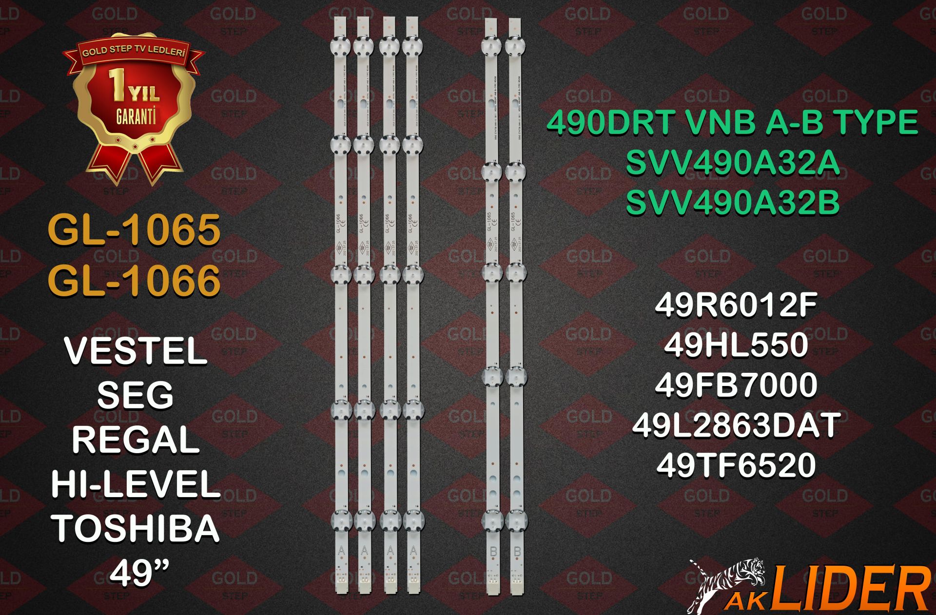 VESTEL SEG 49'' 490DRT VNB A-B TYPE