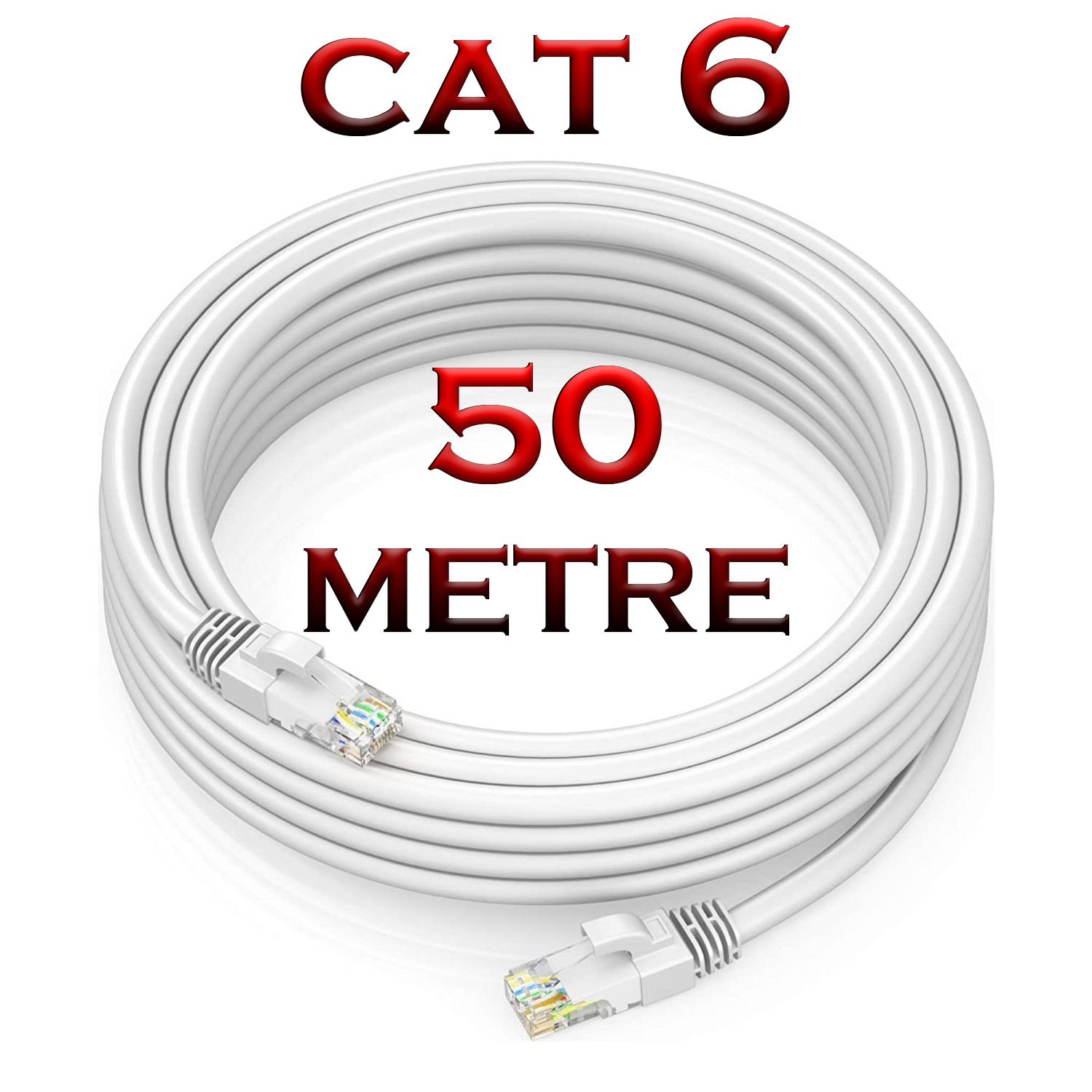 Gold Step 50 Metre Cat 6 Ethernet Kablosu 1 Gbps/s 250Mhz