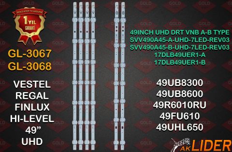 VESTEL SEG 49'' 49İNCH UHD DRT VNB