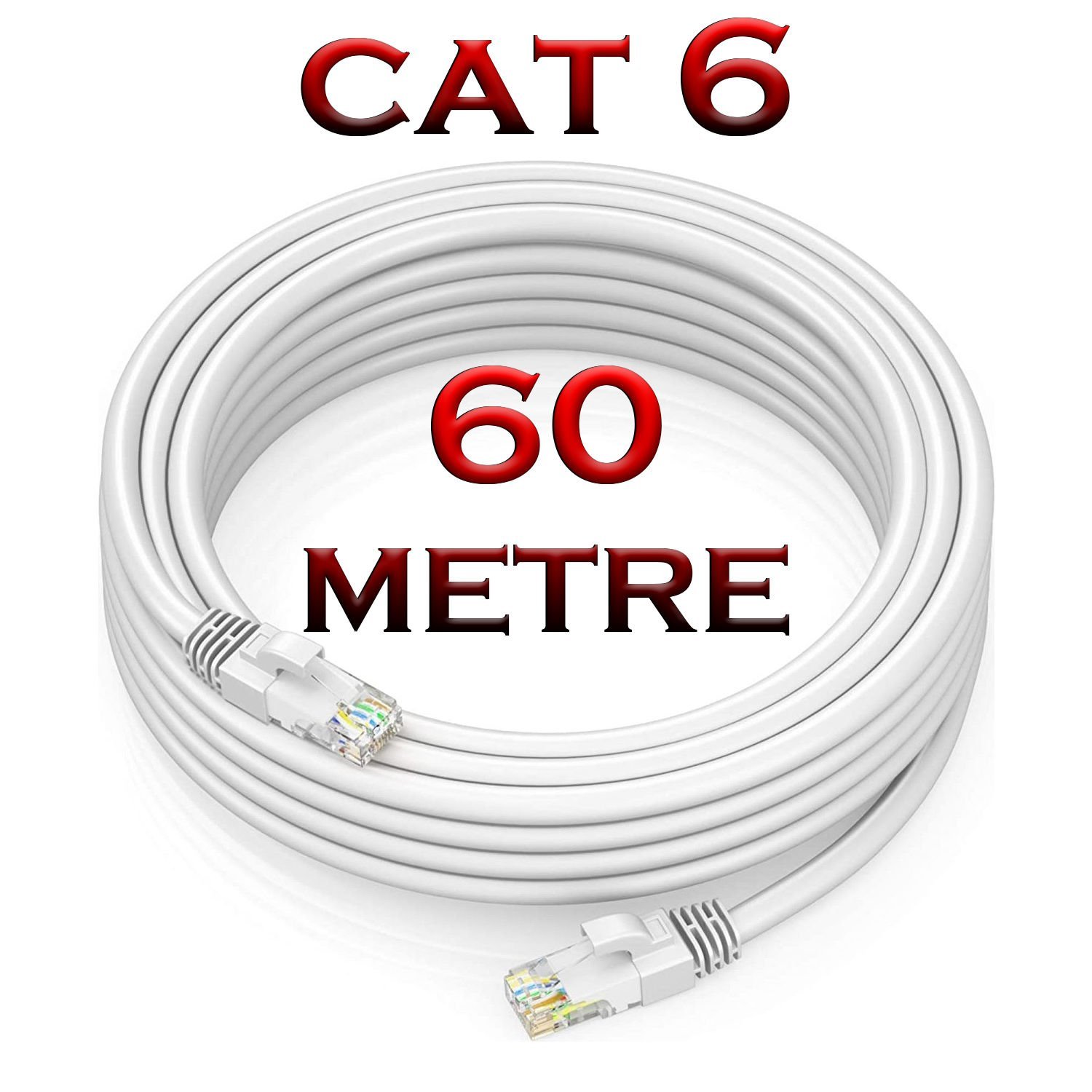 Gold Step 60 Metre Cat 6 Ethernet Kablosu 1 Gbps/s 250Mhz